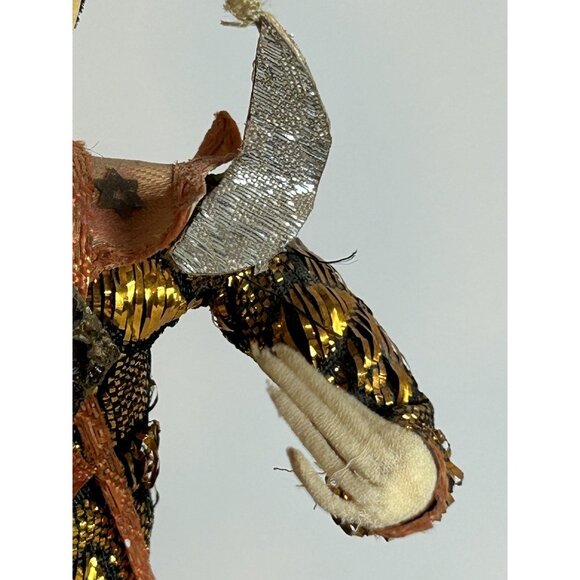 VTG Handmade Dancer Figurine Doll Statue 1960s Bangkok Thailand Oriental MCM Fun - Picture 13 of 16